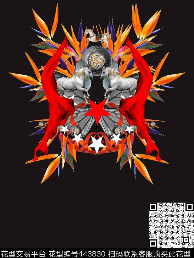 Givenchyt恤华亿平台潮流数码印花华亿平台下载（图片编号: 443830） - 瓦栏（Walan）