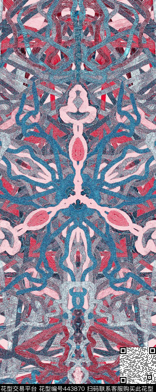 肌理数码印花华亿平台下载（图片编号: 443870） - 瓦栏（Walan）