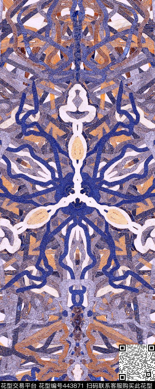 肌理数码印花华亿平台下载（图片编号: 443871） - 瓦栏（Walan）