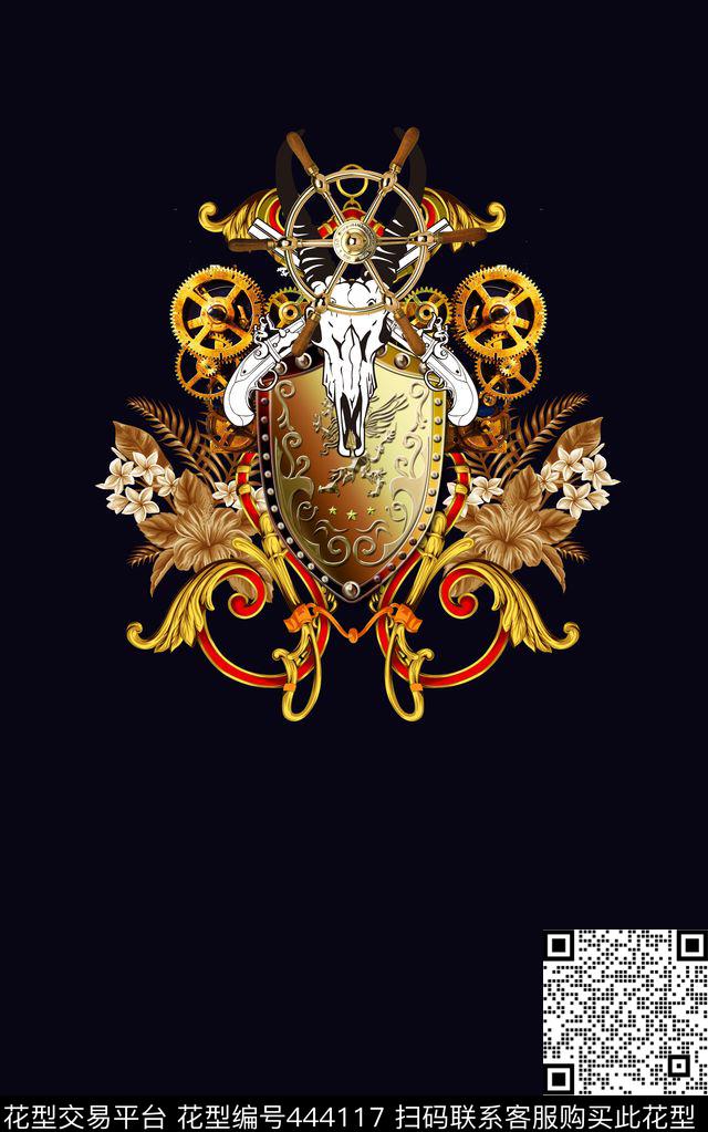 定位盾牌金属数码印花华亿平台下载（图片编号: 444117） - 瓦栏（Walan）