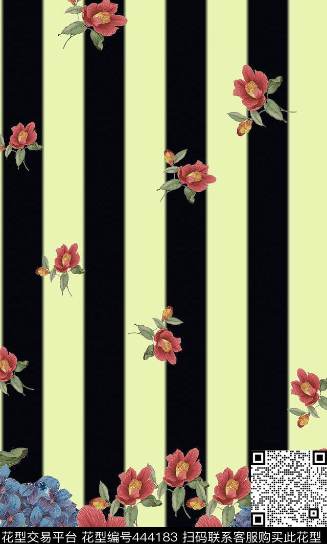 定位花花卉服装数码印花华亿平台下载（图片编号: 444183） - 瓦栏（Walan）
