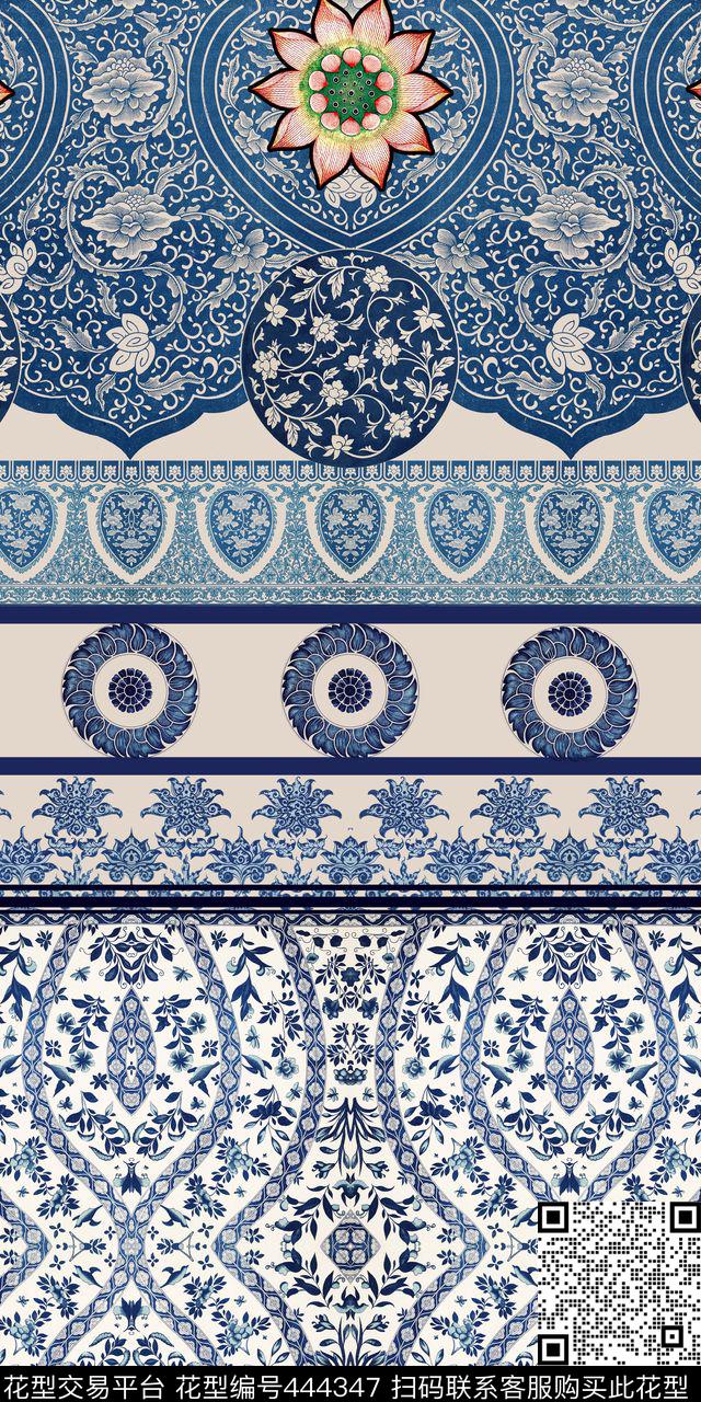 大牌定位服装花边数码印花华亿平台下载（图片编号: 444347） - 瓦栏（Walan）