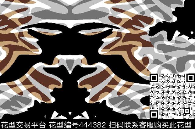 流行时尚几何14*9.3cm/300dpi/tif传统印花华亿平台下载（图片编号: 444382） - 瓦栏（Walan）