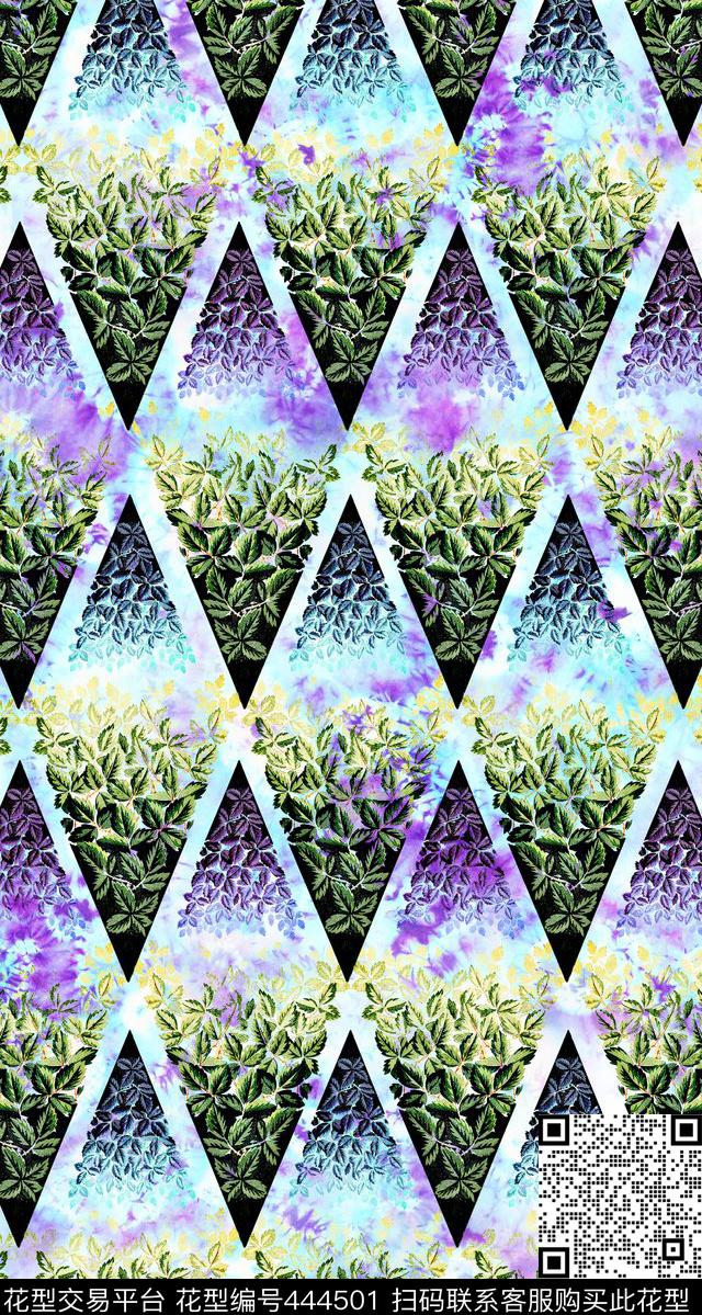 规则排列几何创意数码印花华亿平台下载（图片编号: 444501） - 瓦栏（Walan）