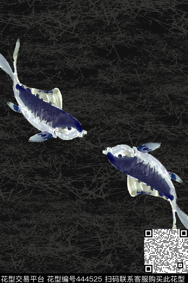 零点--男装潮流古典数码印花华亿平台下载（图片编号: 444525） - 瓦栏（Walan）