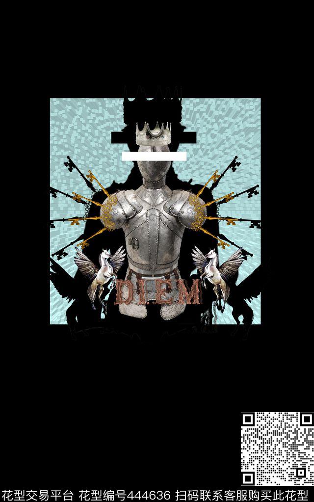 T恤衬衫潮流T恤创意定位图数码印花华亿平台下载（图片编号: 444636） - 瓦栏（Walan）