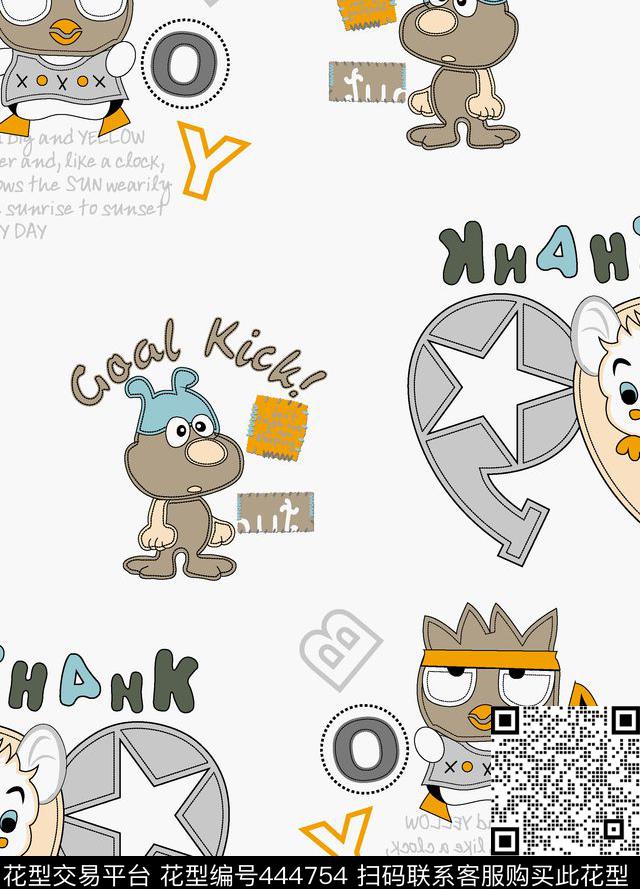 卡通童装传统印花华亿平台下载（图片编号: 444754） - 瓦栏（Walan）