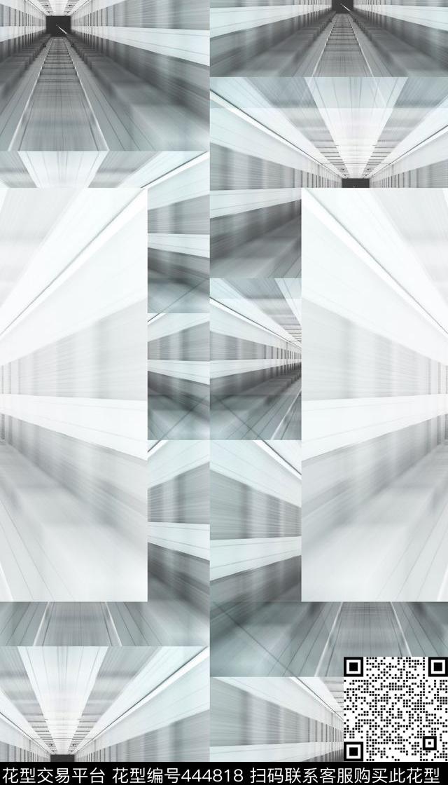 抽象螺旋男数码印花华亿平台下载（图片编号: 444818） - 瓦栏（Walan）