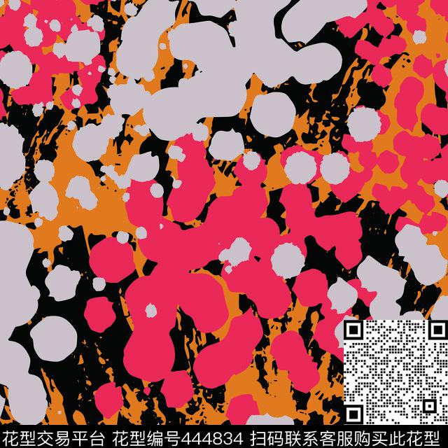 民族风斑点迷彩数码印花华亿平台下载（图片编号: 444834） - 瓦栏（Walan）