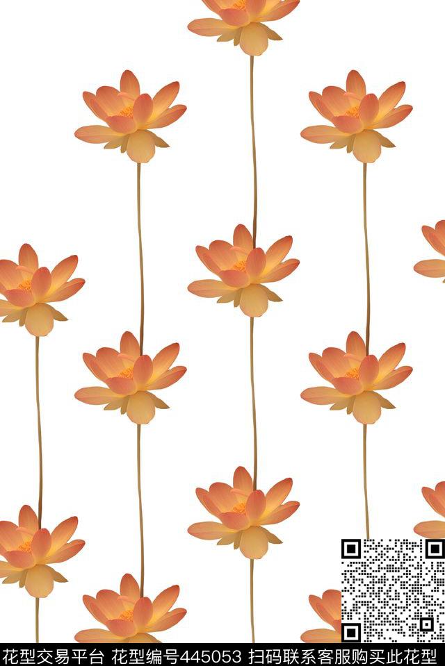 女装荷花夹克数码印花华亿平台下载（图片编号: 445053） - 瓦栏（Walan）