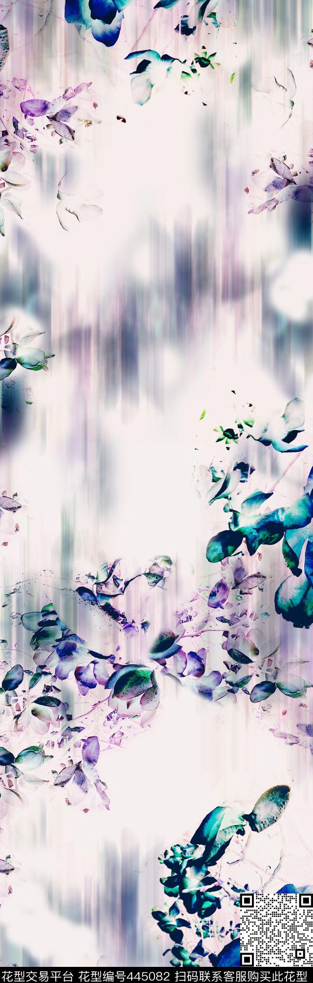 时尚花卉3D数码印花华亿平台下载（图片编号: 445082） - 瓦栏（Walan）