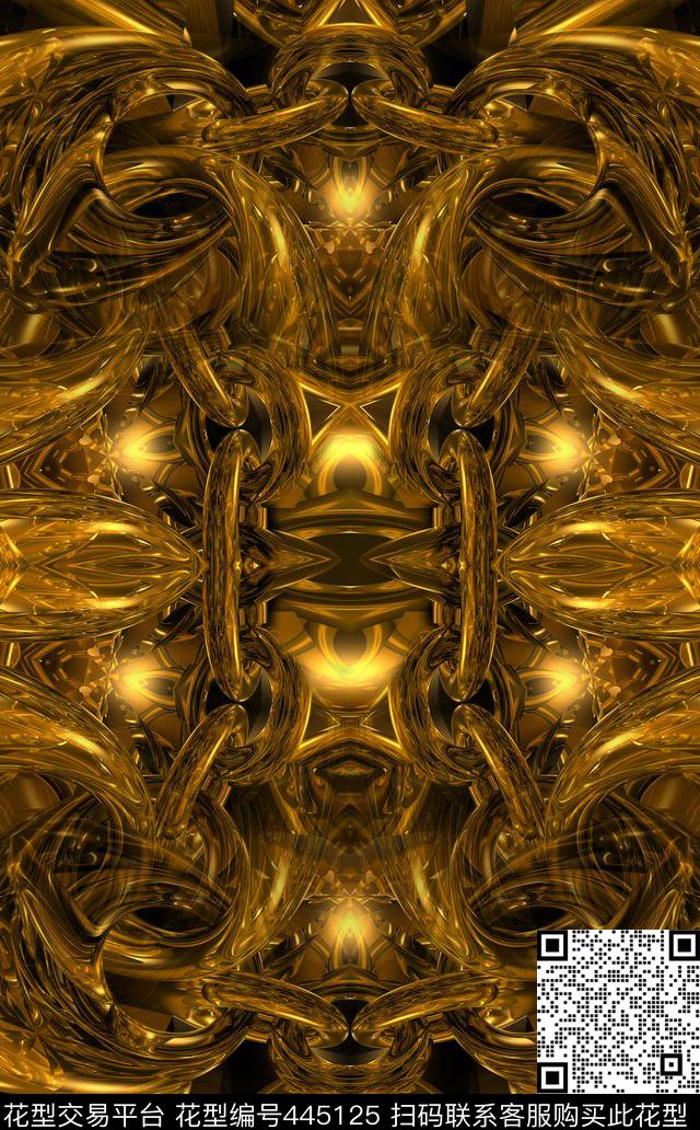 3D金属科技数码印花华亿平台下载（图片编号: 445125） - 瓦栏（Walan）