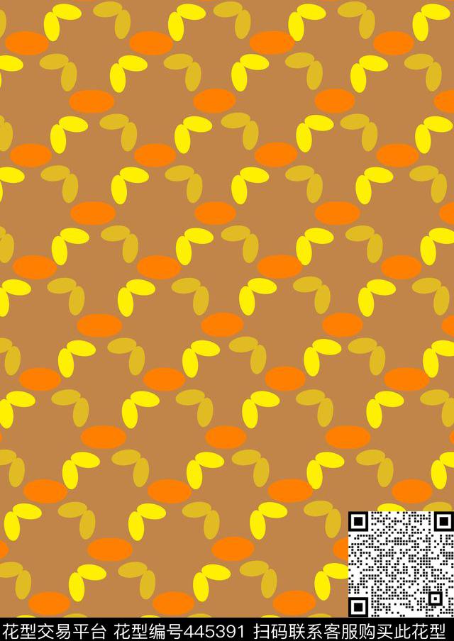 欧美波点数码印花华亿平台下载（图片编号: 445391） - 瓦栏（Walan）