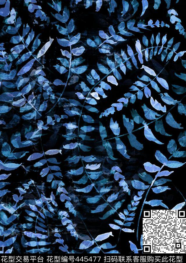 破旧残叶复古传统印花华亿平台下载（图片编号: 445477） - 瓦栏（Walan）