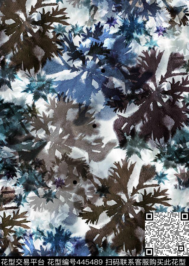 破旧残叶怀旧传统印花华亿平台下载（图片编号: 445489） - 瓦栏（Walan）