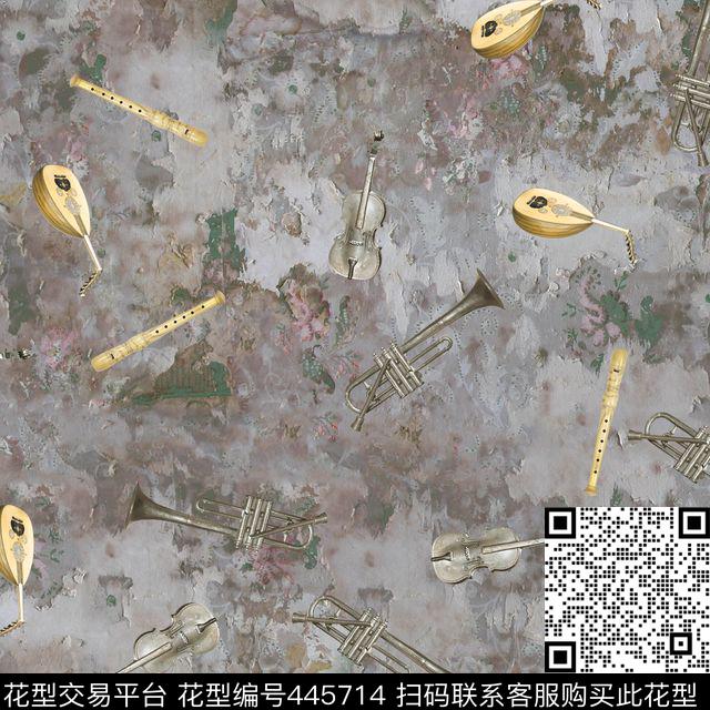 乐器石膏迷彩小金属数码印花华亿平台下载（图片编号: 445714） - 瓦栏（Walan）