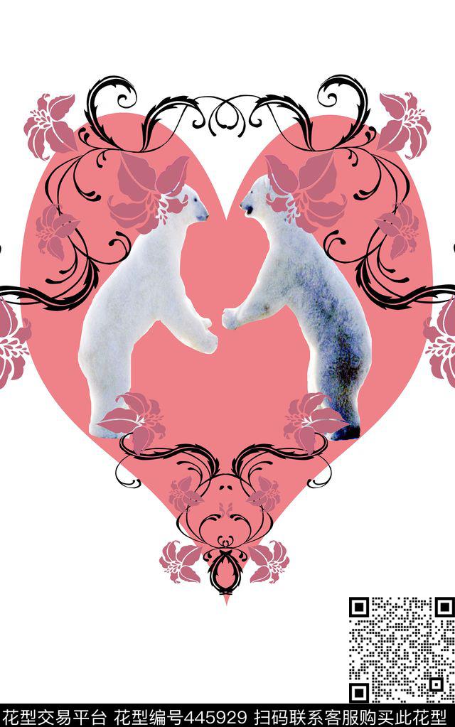 现代花卉动物数码印花华亿平台下载（图片编号: 445929） - 瓦栏（Walan）