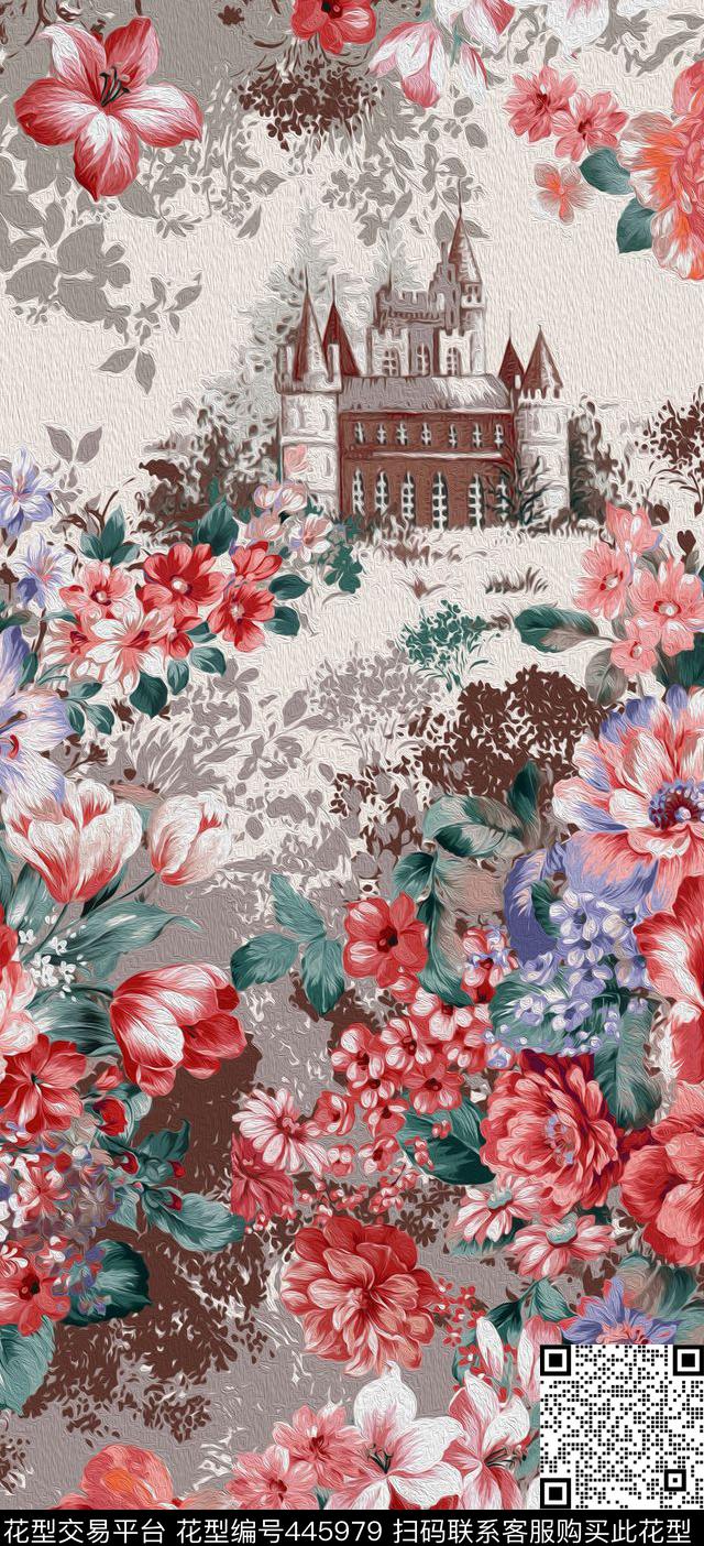 定位花数码华亿平台数码印花华亿平台下载（图片编号: 445979） - 瓦栏（Walan）