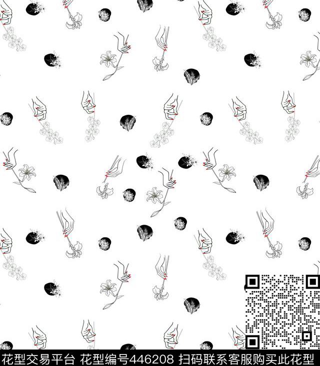 女装时尚手传统印花华亿平台下载（图片编号: 446208） - 瓦栏（Walan）