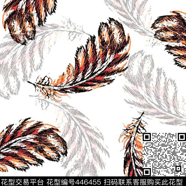 抽象手绘涂鸦传统印花华亿平台下载（图片编号: 446455） - 瓦栏（Walan）