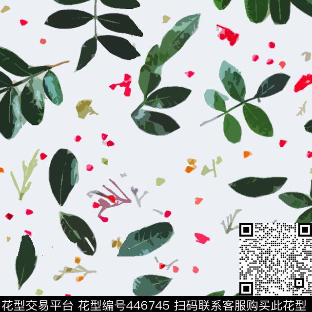 田园风树叶果实传统印花华亿平台下载（图片编号: 446745） - 瓦栏（Walan）