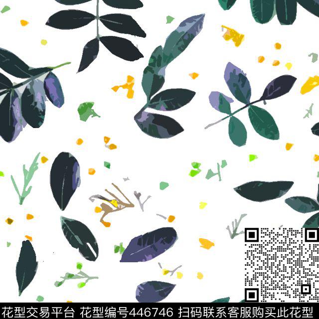 田园风树叶果实传统印花华亿平台下载（图片编号: 446746） - 瓦栏（Walan）