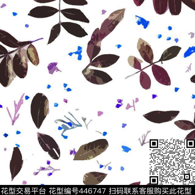 田园风树叶果实传统印花华亿平台下载（图片编号: 446747） - 瓦栏（Walan）