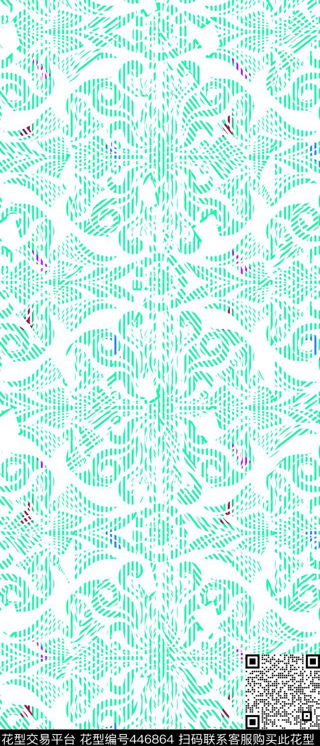 民族风古典花纹四方连续传统印花华亿平台下载（图片编号: 446864） - 瓦栏（Walan）