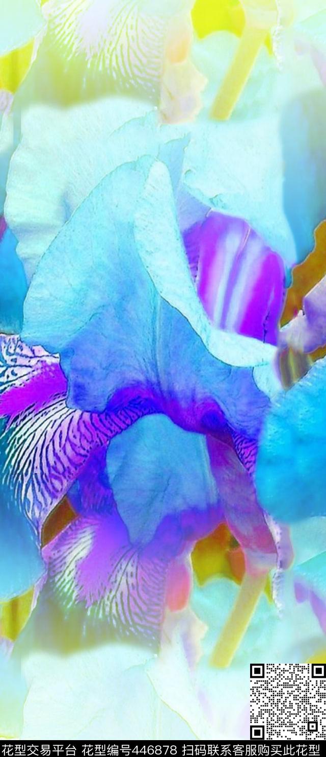 定位马来风格花卉数码数码印花华亿平台下载（图片编号: 446878） - 瓦栏（Walan）