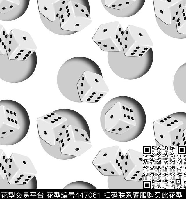 流行时尚大波点创意传统印花华亿平台下载（图片编号: 447061） - 瓦栏（Walan）