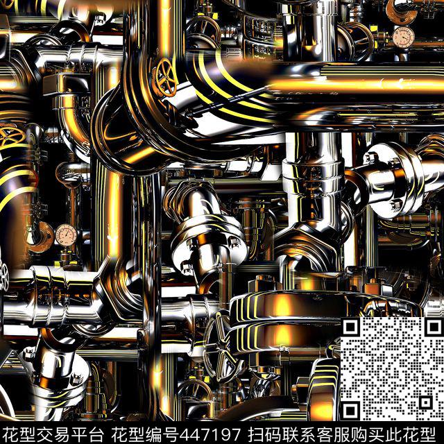 创意金属3D数码印花华亿平台下载（图片编号: 447197） - 瓦栏（Walan）