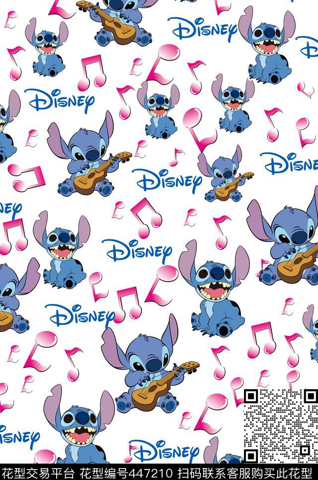 可爱音乐吉他传统印花华亿平台下载（图片编号: 447210） - 瓦栏（Walan）