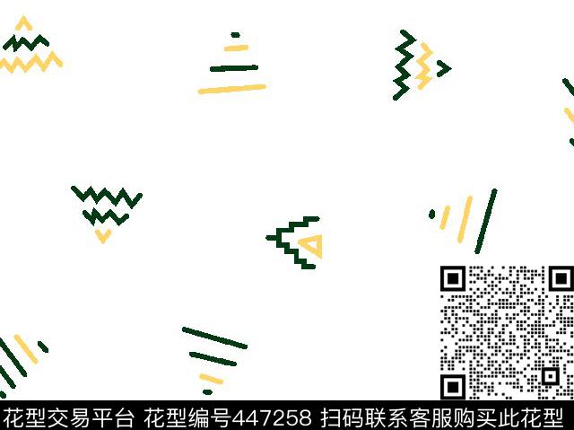 三角形时尚简单传统印花华亿平台下载（图片编号: 447258） - 瓦栏（Walan）