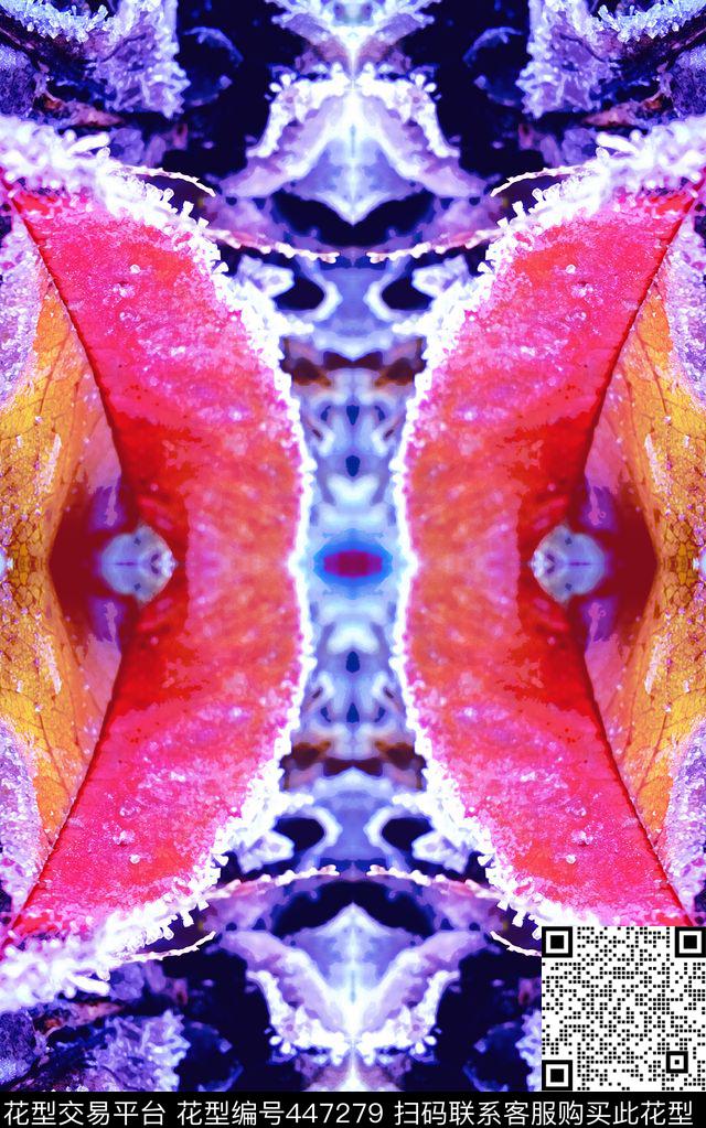 定位花萼月牙数码印花华亿平台下载（图片编号: 447279） - 瓦栏（Walan）