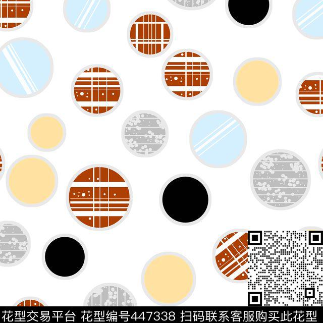 几何圆方巾丝巾现代传统印花华亿平台下载（图片编号: 447338） - 瓦栏（Walan）