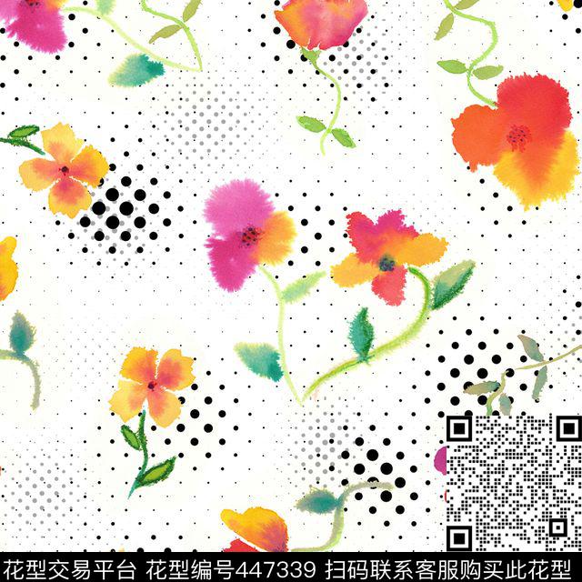 简单清新小碎花数码印花华亿平台下载（图片编号: 447339） - 瓦栏（Walan）