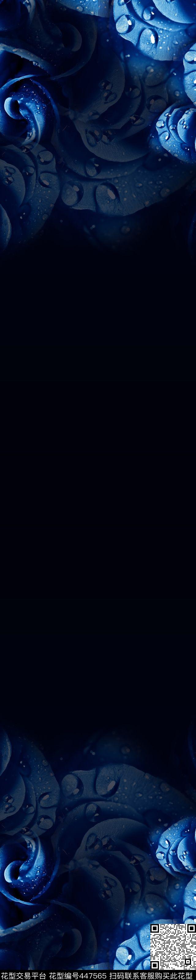 花朵玫瑰花卉数码印花华亿平台下载（图片编号: 447565） - 瓦栏（Walan）