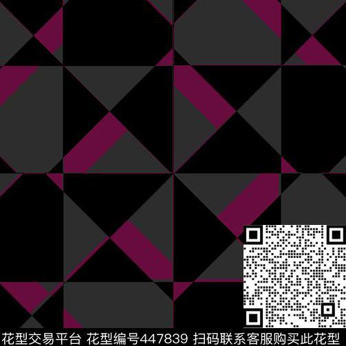 零点--男装格子潮流数码印花华亿平台下载（图片编号: 447839） - 瓦栏（Walan）