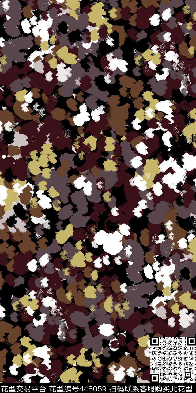 优雅时尚点笔触传统印花华亿平台下载（图片编号: 448059） - 瓦栏（Walan）