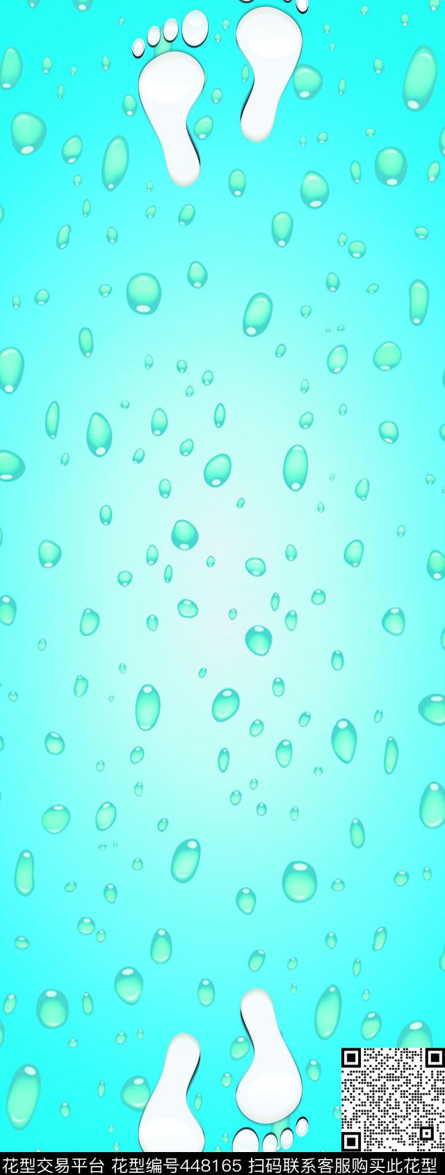 3D服装水脚印数码印花华亿平台下载（图片编号: 448165） - 瓦栏（Walan）