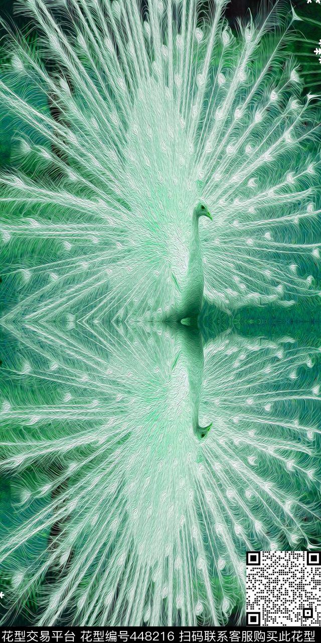 动物时尚碎花数码印花华亿平台下载（图片编号: 448216） - 瓦栏（Walan）