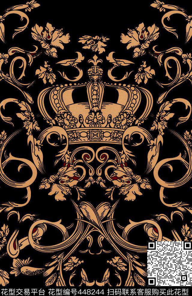 时尚大牌定位杜嘉班纳D&G数码印花华亿平台下载（图片编号: 448244） - 瓦栏（Walan）