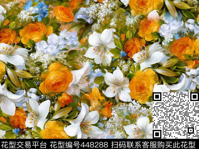 窗帘家纺富贵数码印花华亿平台下载（图片编号: 448288） - 瓦栏（Walan）