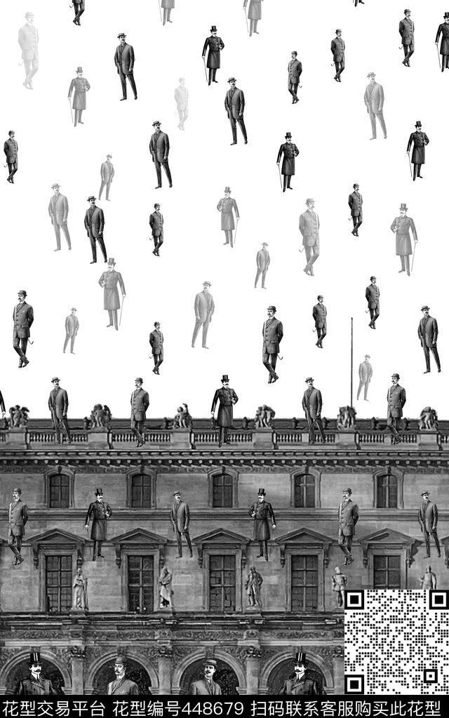 流行时尚大牌欧式建筑传统印花华亿平台下载（图片编号: 448679） - 瓦栏（Walan）