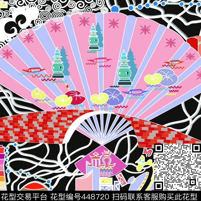 茶杭州雷峰塔传统印花华亿平台下载（图片编号: 448720） - 瓦栏（Walan）