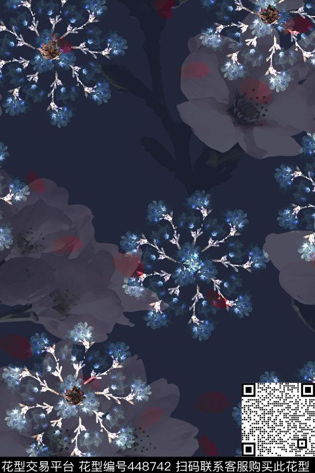 时尚复古服装数码印花华亿平台下载（图片编号: 448742） - 瓦栏（Walan）