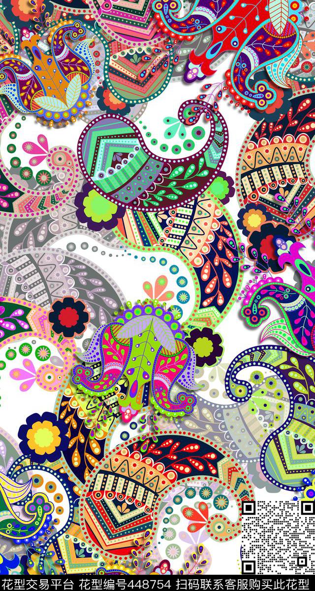 创意服装几何传统印花华亿平台下载（图片编号: 448754） - 瓦栏（Walan）