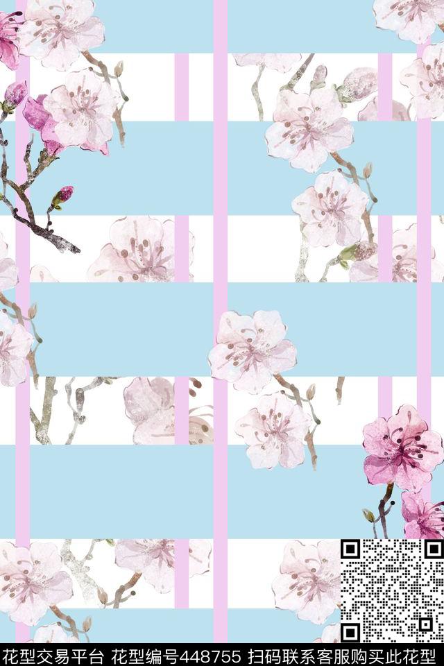 家纺服装清新数码印花华亿平台下载（图片编号: 448755） - 瓦栏（Walan）