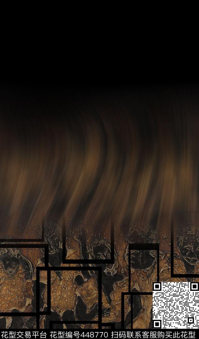 男装羽绒服抽象人物金属肌理数码印花华亿平台下载（图片编号: 448770） - 瓦栏（Walan）