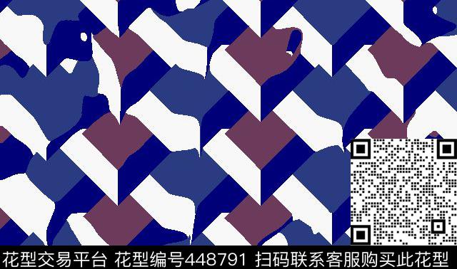 男装花几何方块碎乱块传统印花华亿平台下载（图片编号: 448791） - 瓦栏（Walan）